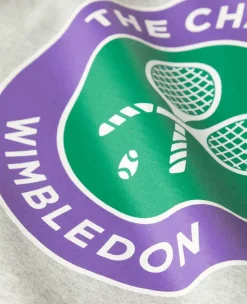 Wimbledon Tops & T-Shirts*Mens Championships Logo T-Shirt - Grey