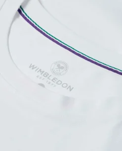 Wimbledon Tops & T-Shirts*Mens Championships Logo T-Shirt - White