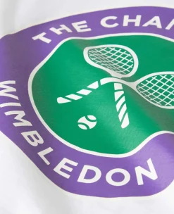 Wimbledon Tops & T-Shirts*Mens Championships Logo T-Shirt - White