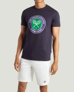 Wimbledon Tops & T-Shirts*Men's Championships Logo T-Shirt - Midnight