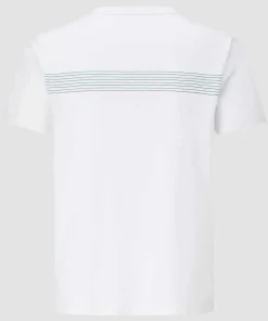Wimbledon Tops & T-Shirts*Men's Classic Chest Stripe 'W' T-Shirt - White