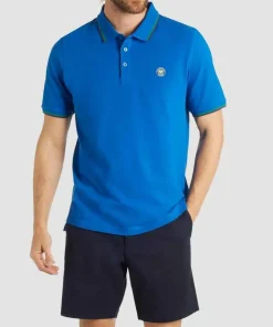 Wimbledon Polo Shirts*Men's Classic Polo With Championships Logo - Lapis Blue