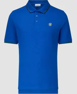 Wimbledon Polo Shirts*Men's Classic Polo With Championships Logo - Lapis Blue