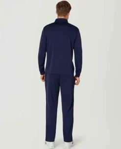 Wimbledon Sport*Mens Core Performance 1/4 Zip Training Top - Navy