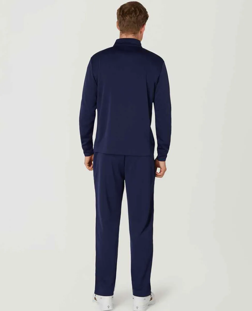Wimbledon Sport*Mens Core Performance 1/4 Zip Training Top - Navy