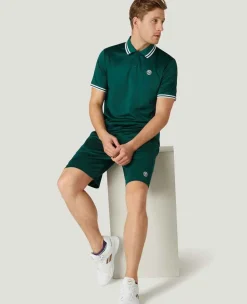 Wimbledon Sport*Mens Core Performance Polo - Green