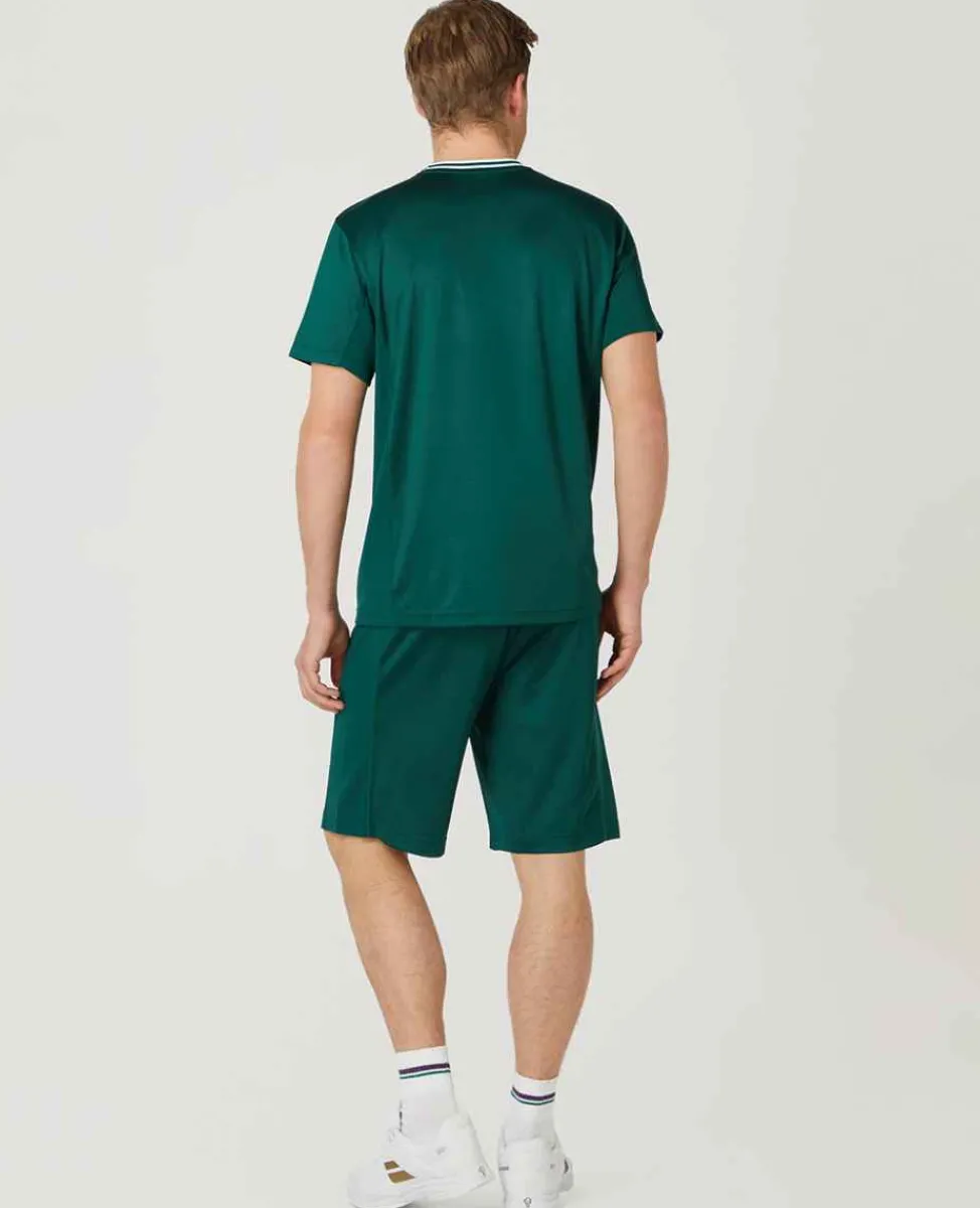 Wimbledon Bottoms*Mens Core Performance Shorts - Green