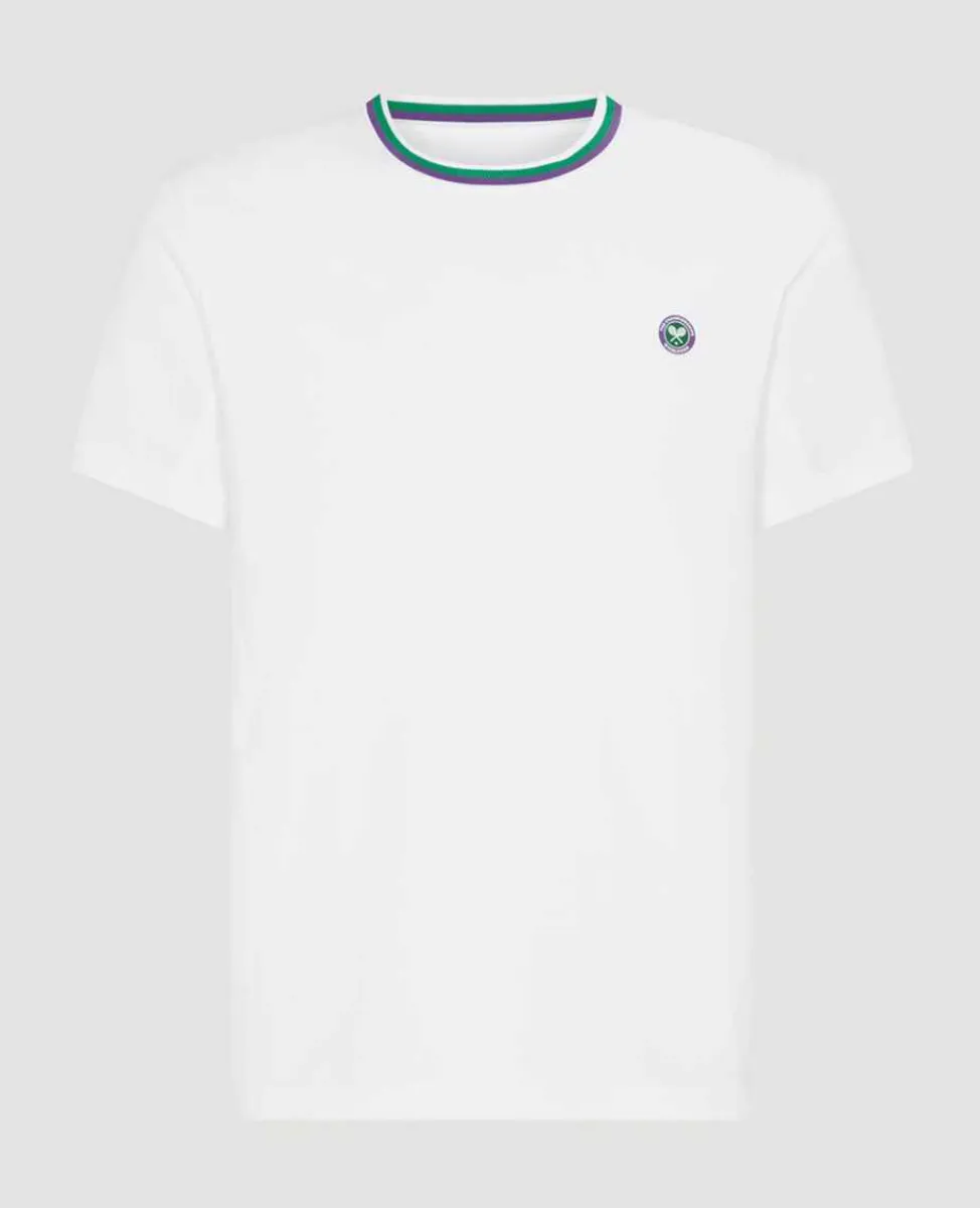 Wimbledon Sport*Mens Core Performance Tee - White