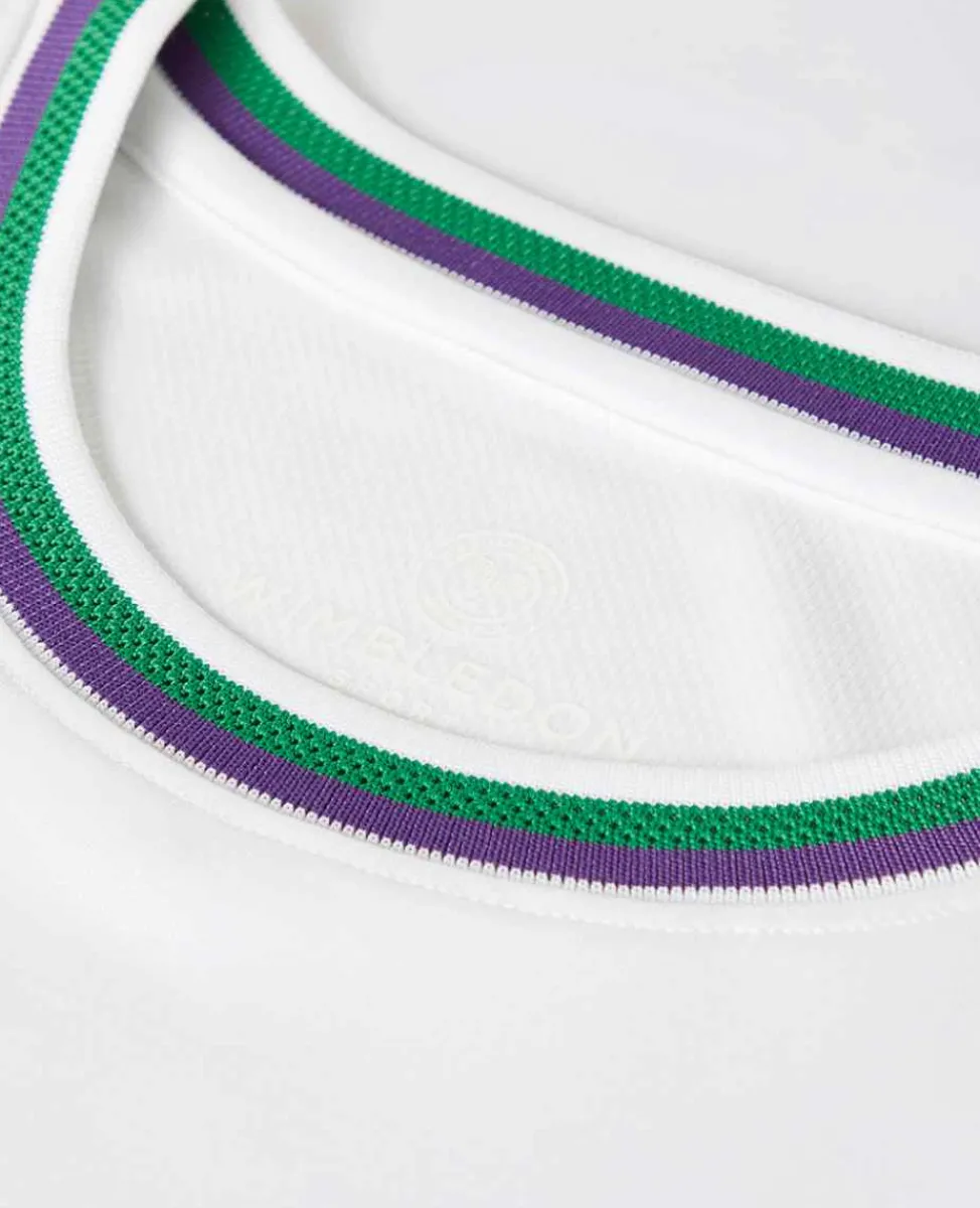 Wimbledon Sport*Mens Core Performance Tee - White