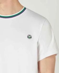 Wimbledon Sport*Mens Core Performance Tee - White