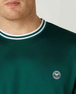 Wimbledon Sport*Mens Core Performance Tee - Green