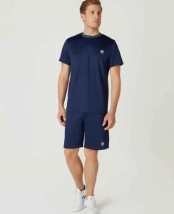 Wimbledon Sport*Mens Core Performance Tee - Navy