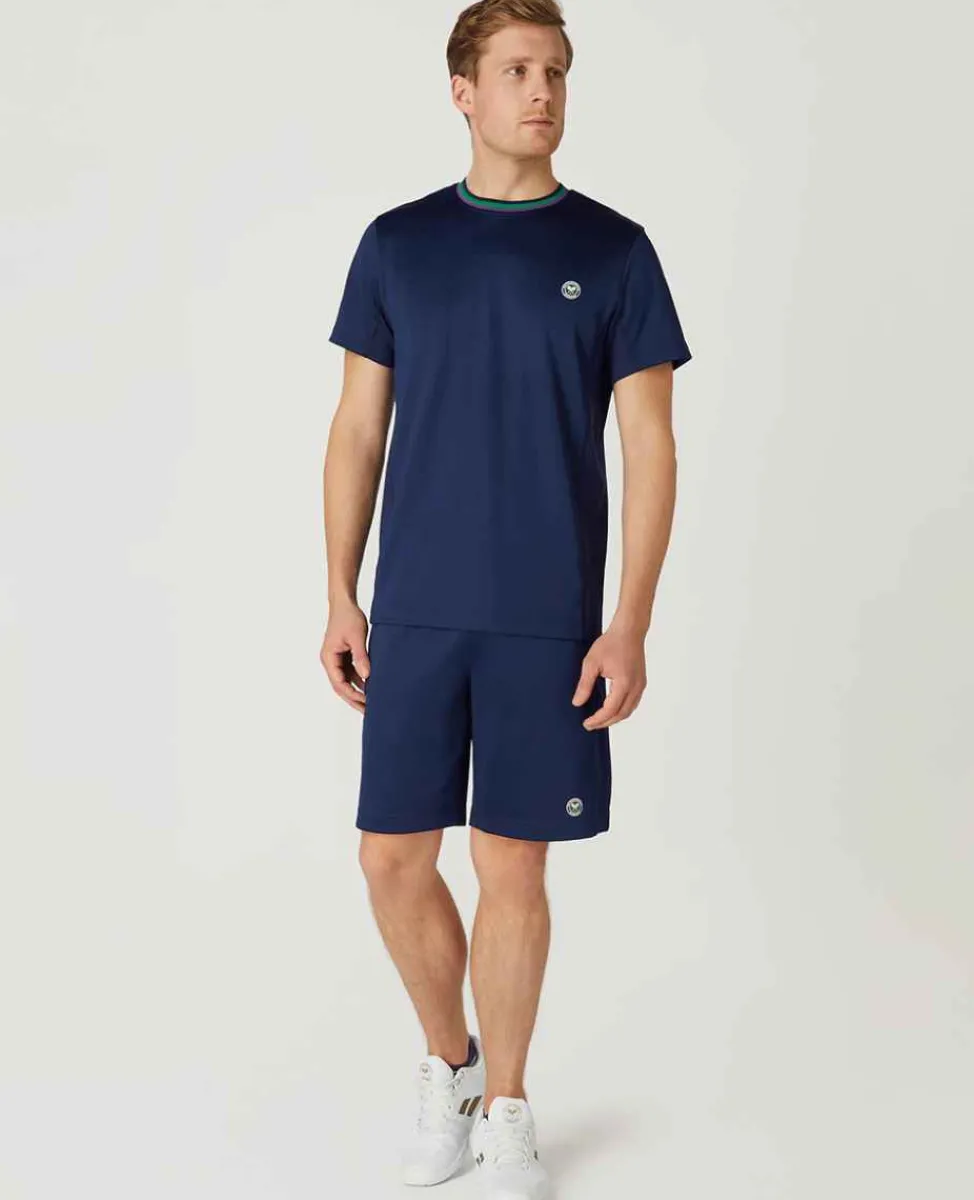 Wimbledon Sport*Mens Core Performance Tee - Navy