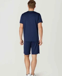 Wimbledon Sport*Mens Core Performance Tee - Navy