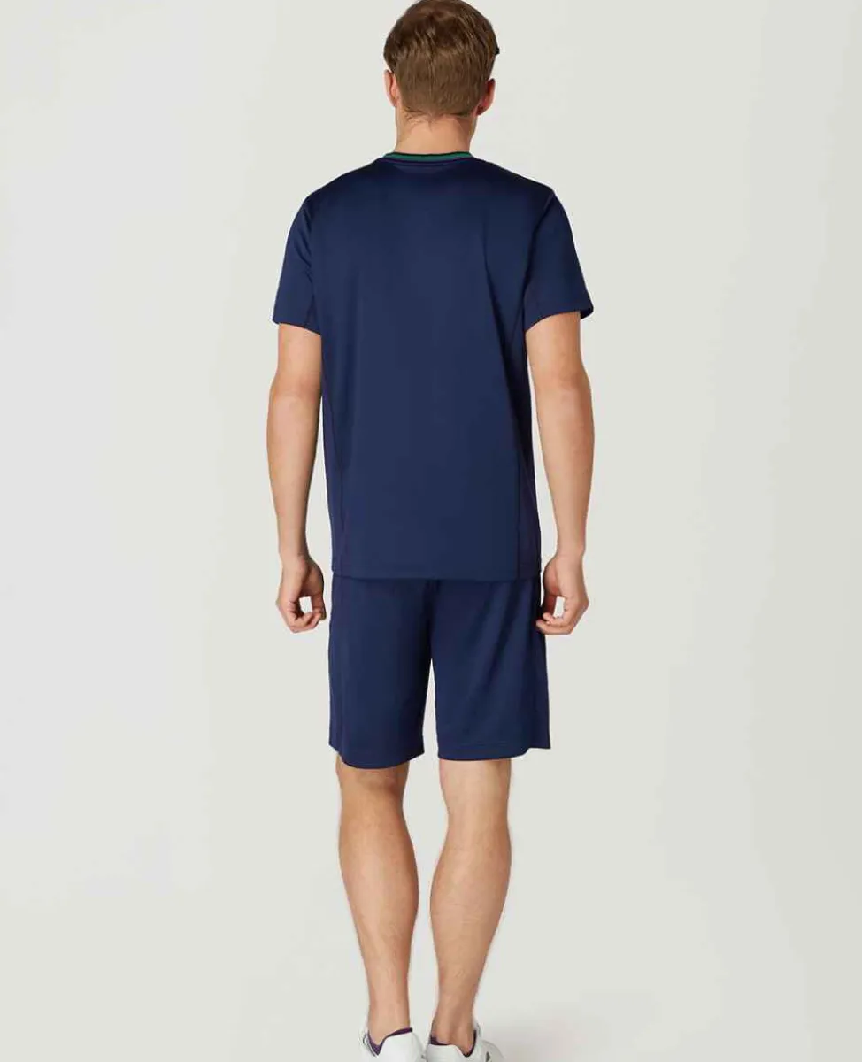 Wimbledon Sport*Mens Core Performance Tee - Navy