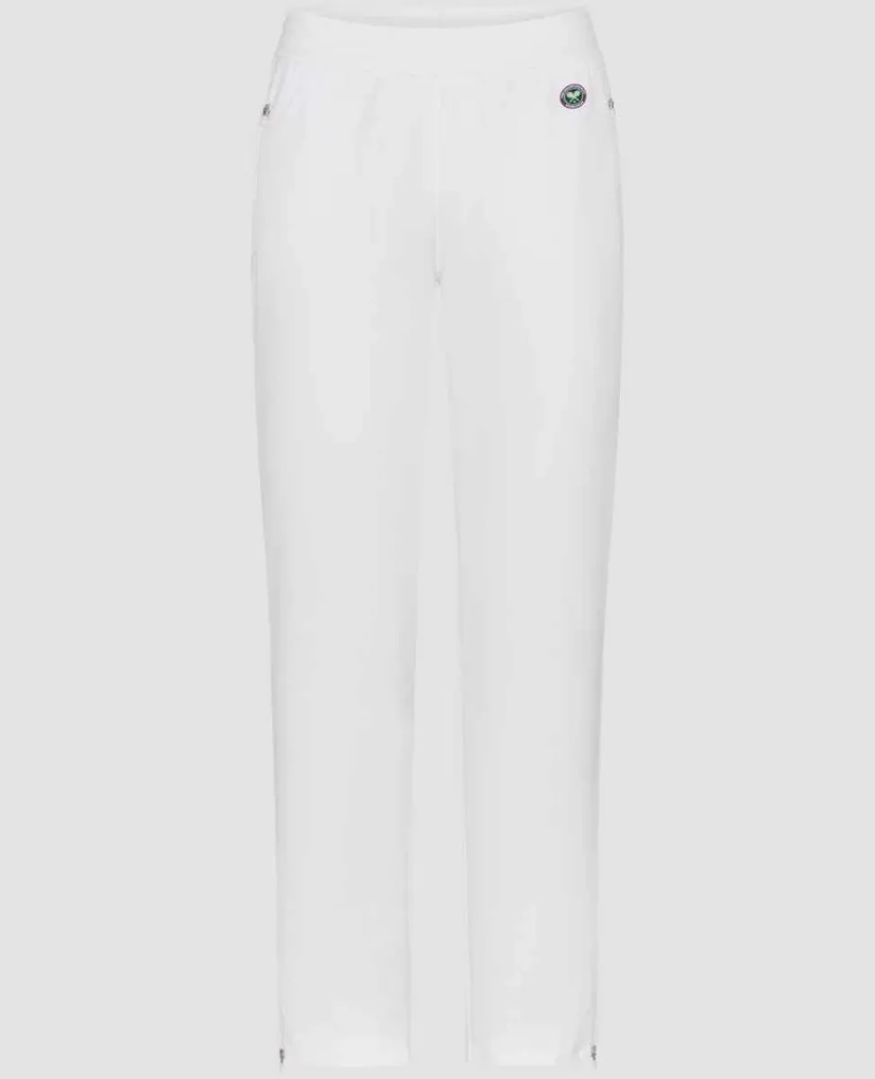 Wimbledon Bottoms*Mens Core Performance Track Pant - White