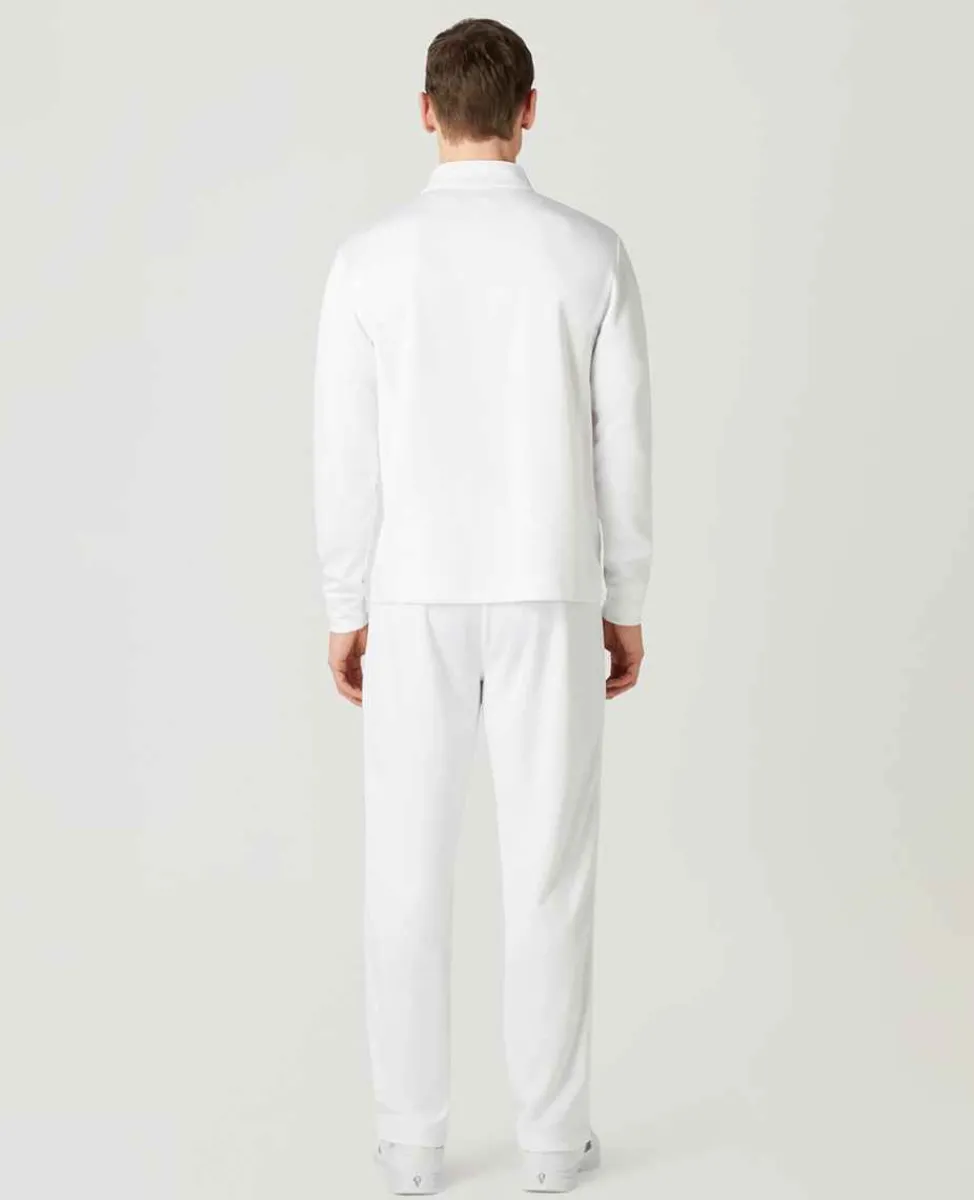 Wimbledon Bottoms*Mens Core Performance Track Pant - White