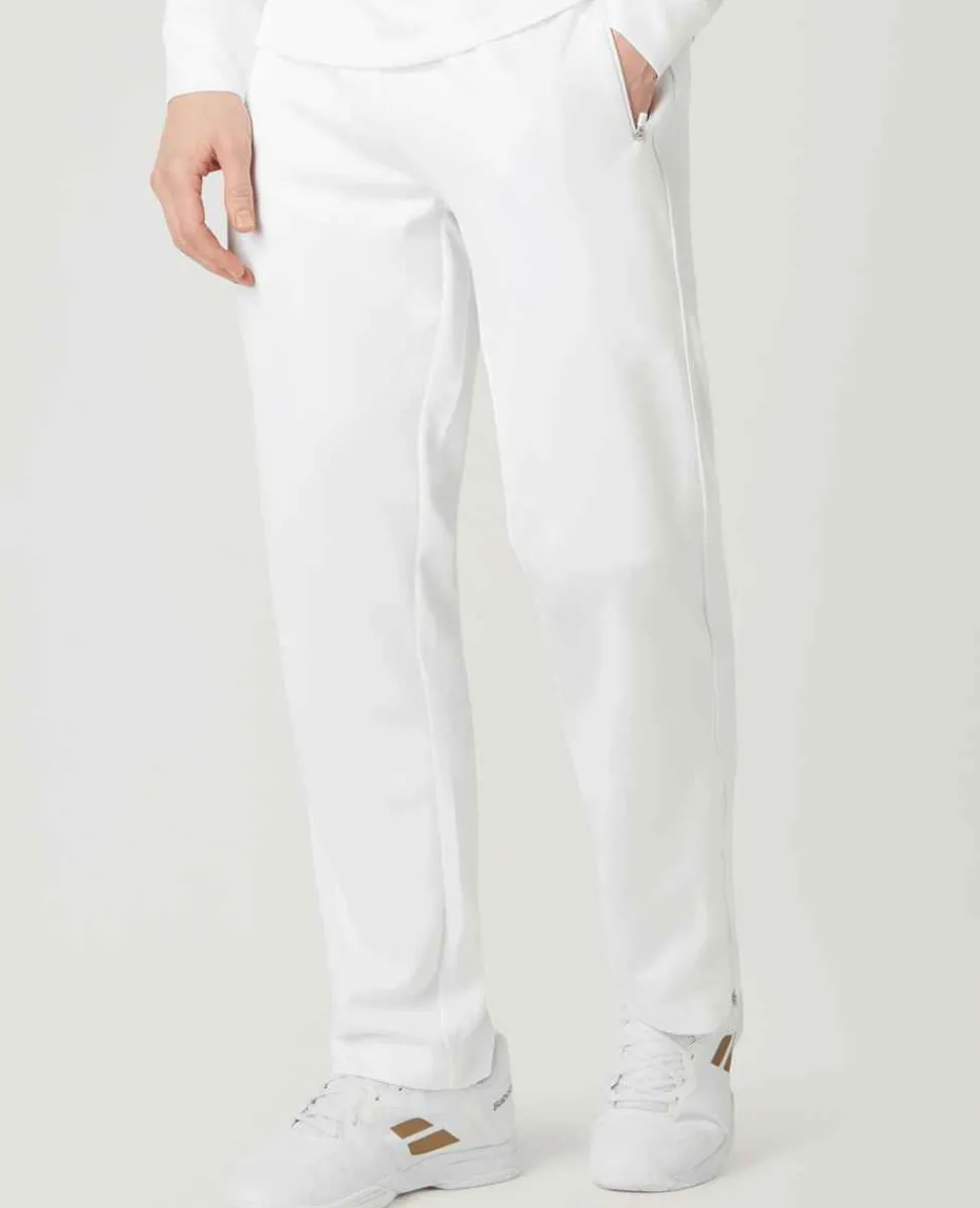 Wimbledon Bottoms*Mens Core Performance Track Pant - White