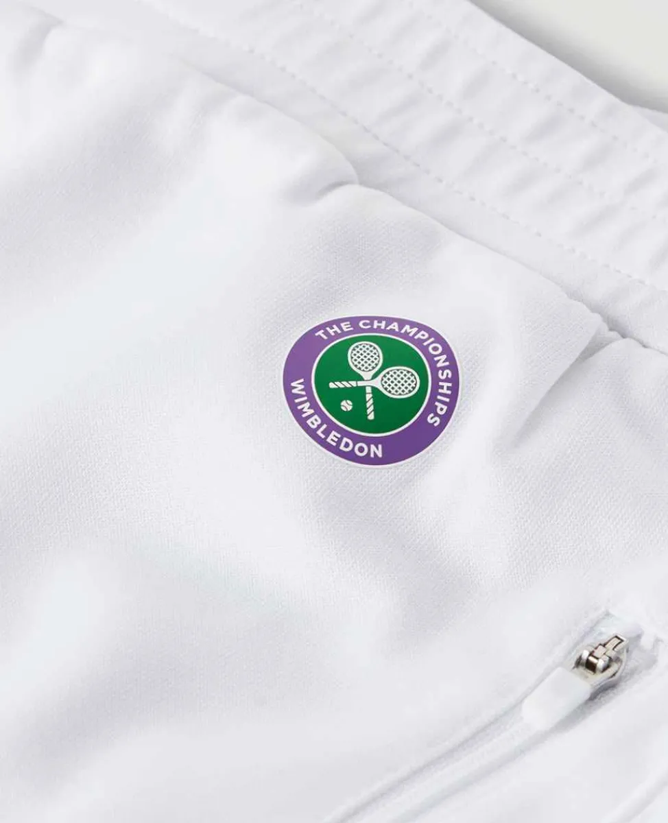 Wimbledon Bottoms*Mens Core Performance Track Pant - White