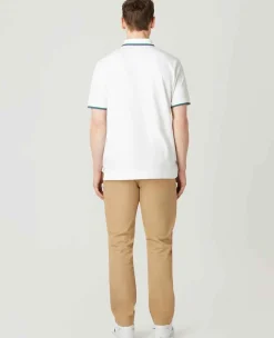 Wimbledon Polo Shirts*Mens Core Pique Polo - White