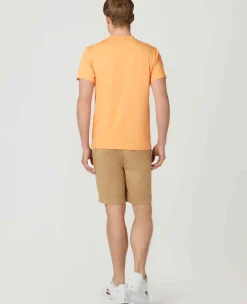 Wimbledon Tops & T-Shirts*Mens 3D Logo T-Shirt - Peach