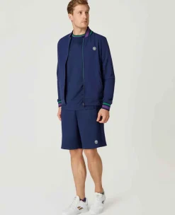 Wimbledon Sport*Mens Full Zip Jacket - Navy