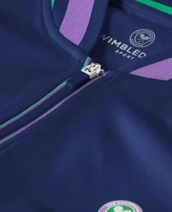 Wimbledon Sport*Mens Full Zip Jacket - Navy