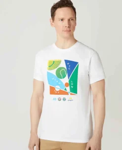 Wimbledon Tops & T-Shirts*Mens Grand Slam T-Shirt - White
