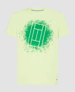 Wimbledon Tops & T-Shirts*Mens Grass Court T-Shirt - Lime