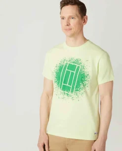 Wimbledon Tops & T-Shirts*Mens Grass Court T-Shirt - Lime