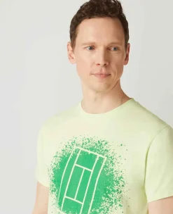 Wimbledon Tops & T-Shirts*Mens Grass Court T-Shirt - Lime