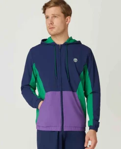 Wimbledon Sport*Mens Hooded Jacket - Multi
