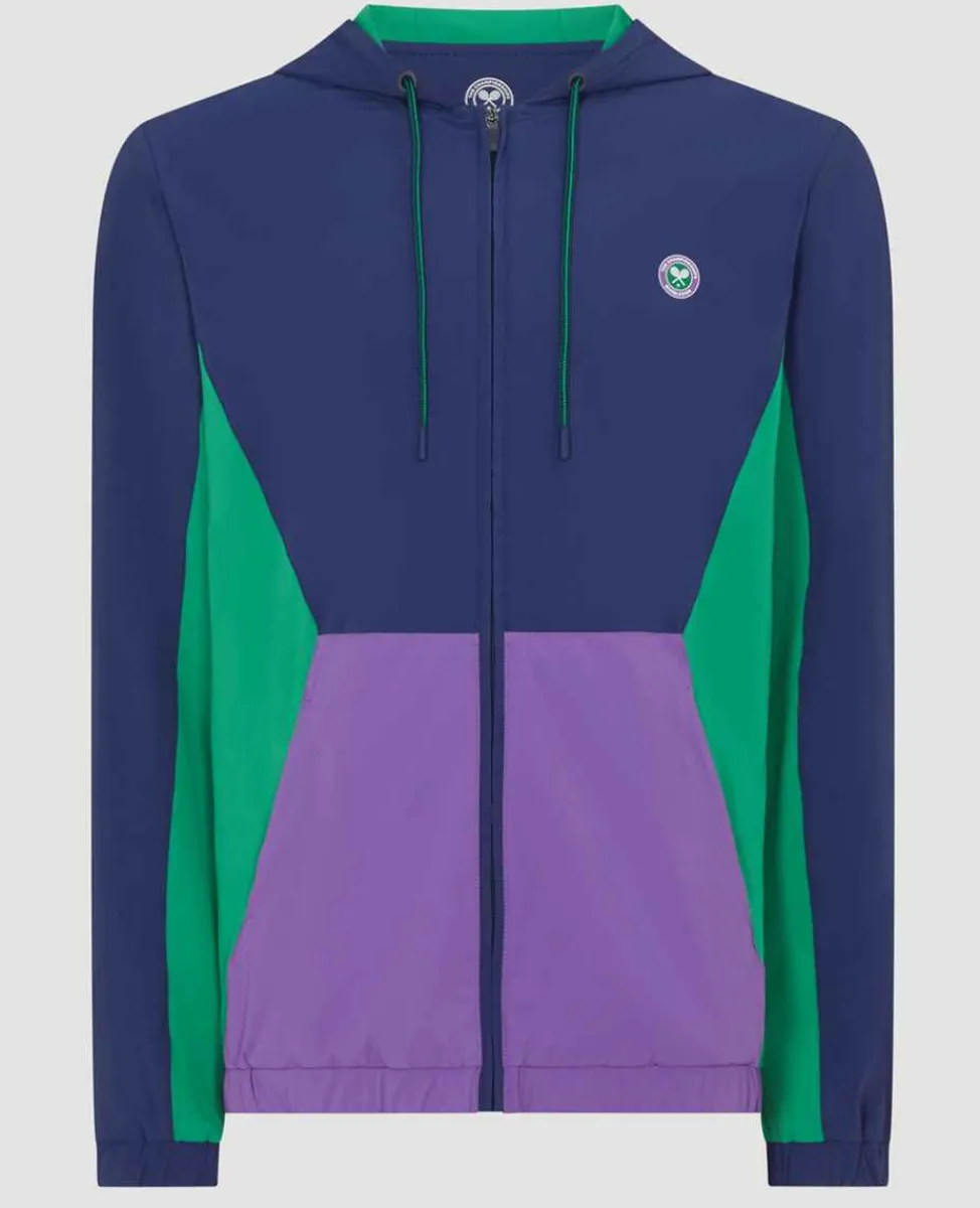 Wimbledon Sport*Mens Hooded Jacket - Multi