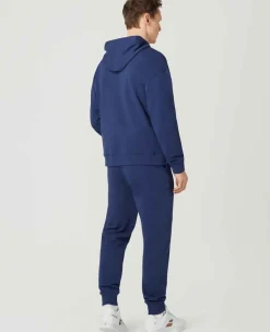 Wimbledon Sweatshirts*Mens Hooded Sweatshirt - Navy