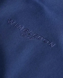 Wimbledon Sweatshirts*Mens Hooded Sweatshirt - Navy