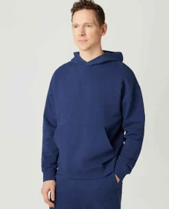 Wimbledon Sweatshirts*Mens Hooded Sweatshirt - Navy