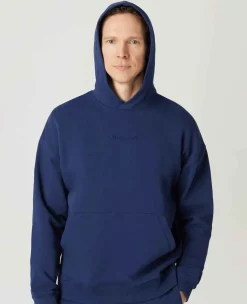 Wimbledon Sweatshirts*Mens Hooded Sweatshirt - Navy