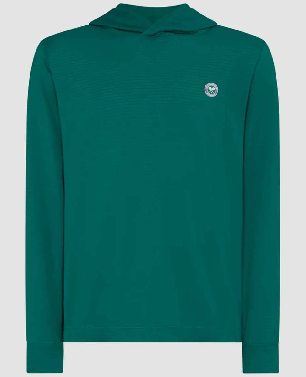 Wimbledon Sport*Mens Light Performance Hoody - Green