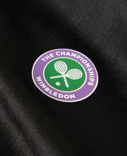 Wimbledon Sport*Mens Light Performance T-Shirt - Black
