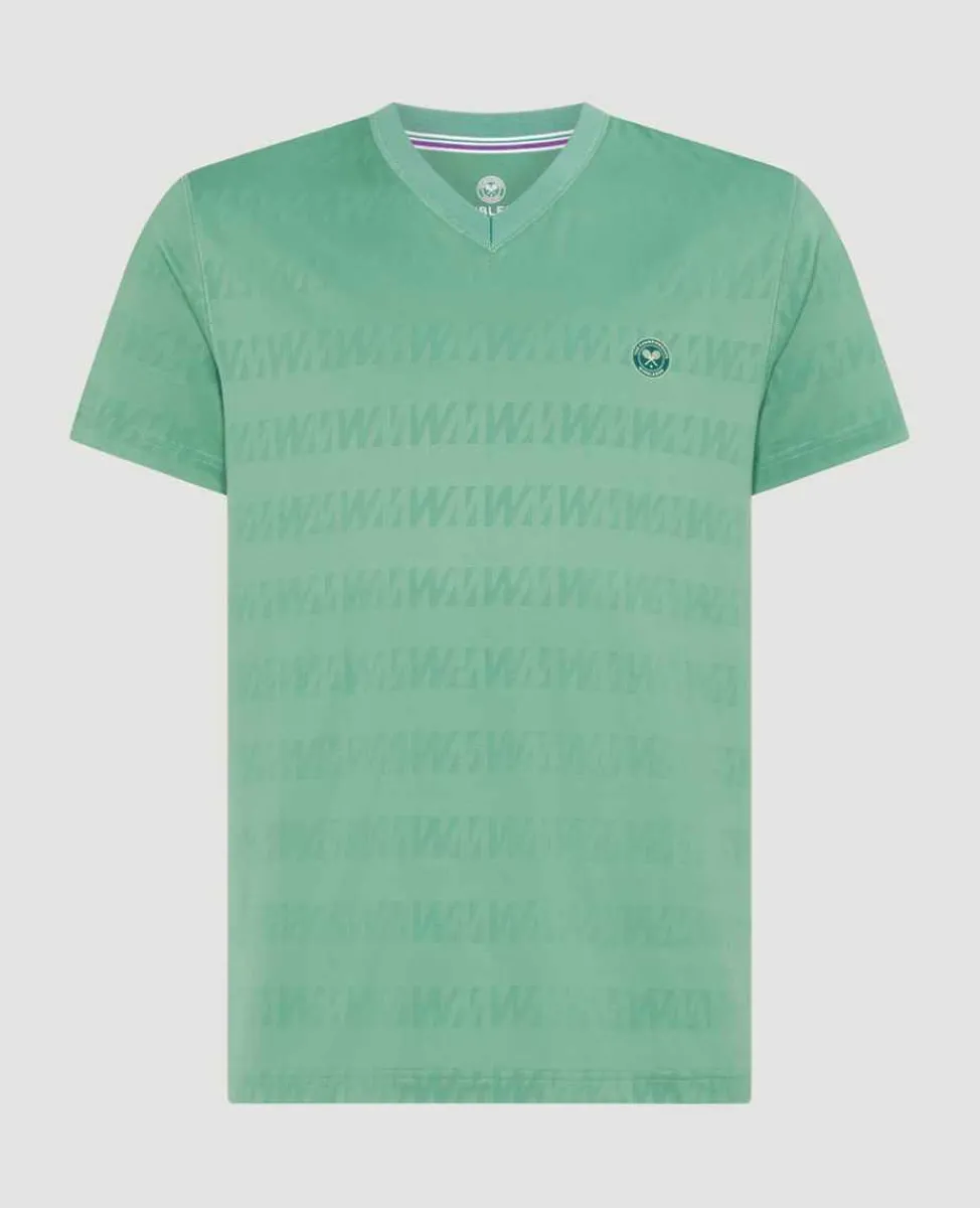 Wimbledon Sport*Mens Light Performance T-Shirt - Green