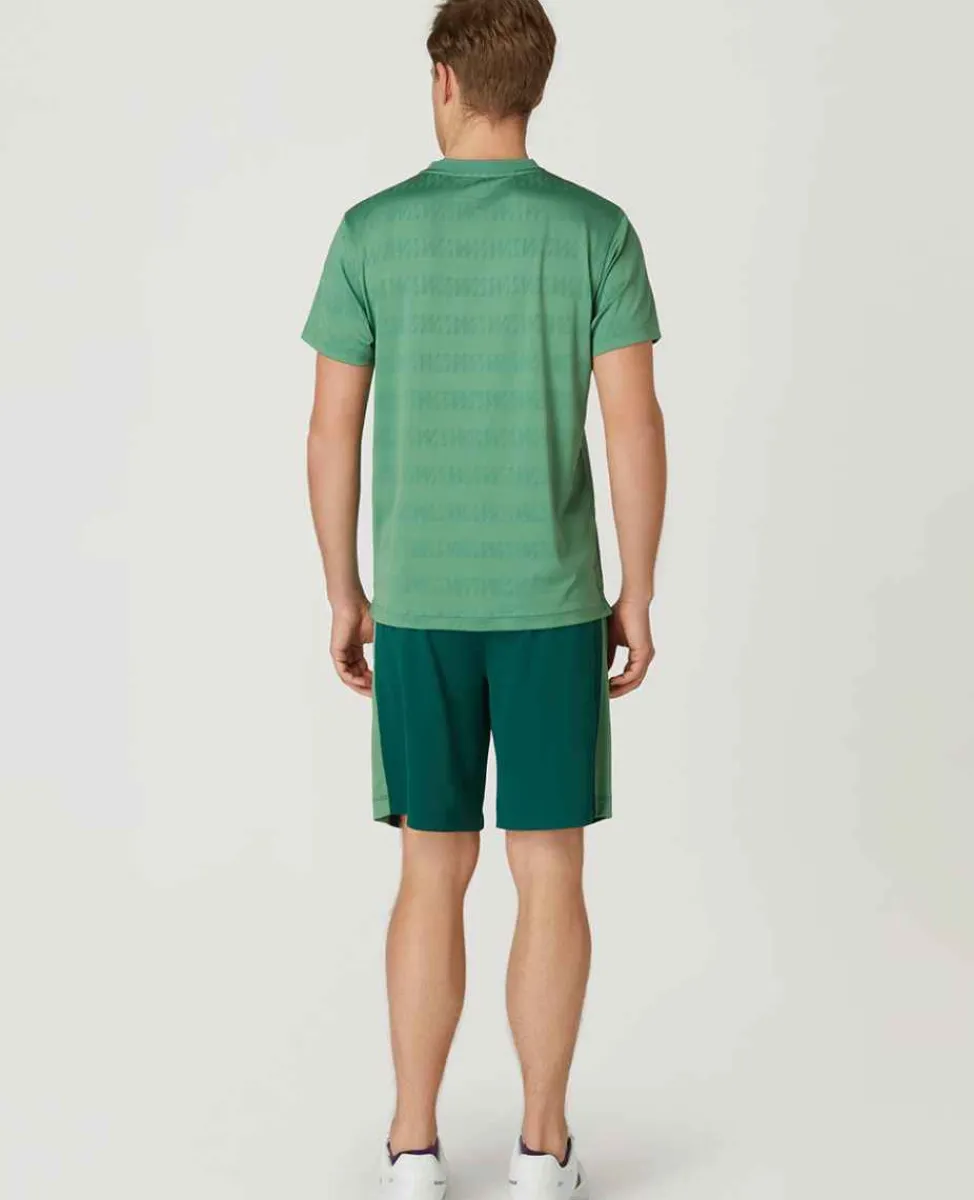 Wimbledon Sport*Mens Light Performance T-Shirt - Green