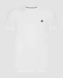 Wimbledon Sport*Mens Light Performance T-Shirt - White