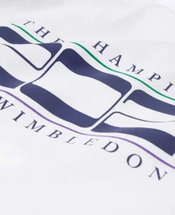 Wimbledon Tops & T-Shirts*Mens Linear 2023 T-Shirt - White