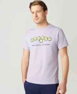 Wimbledon Tops & T-Shirts*Mens London T-Shirt - Lilac