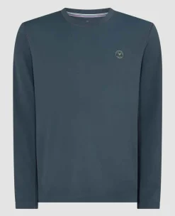 Wimbledon Sport*Mens Long Sleeve Performance T-Shirt - Steel