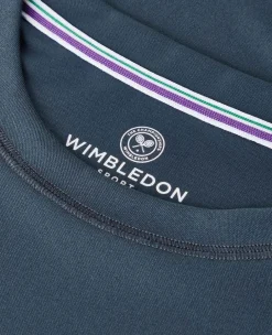 Wimbledon Sport*Mens Long Sleeve Performance T-Shirt - Steel