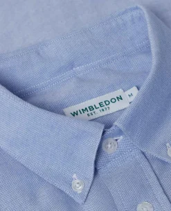 Wimbledon Tops & T-Shirts*Mens Oxford Shirt - Blue
