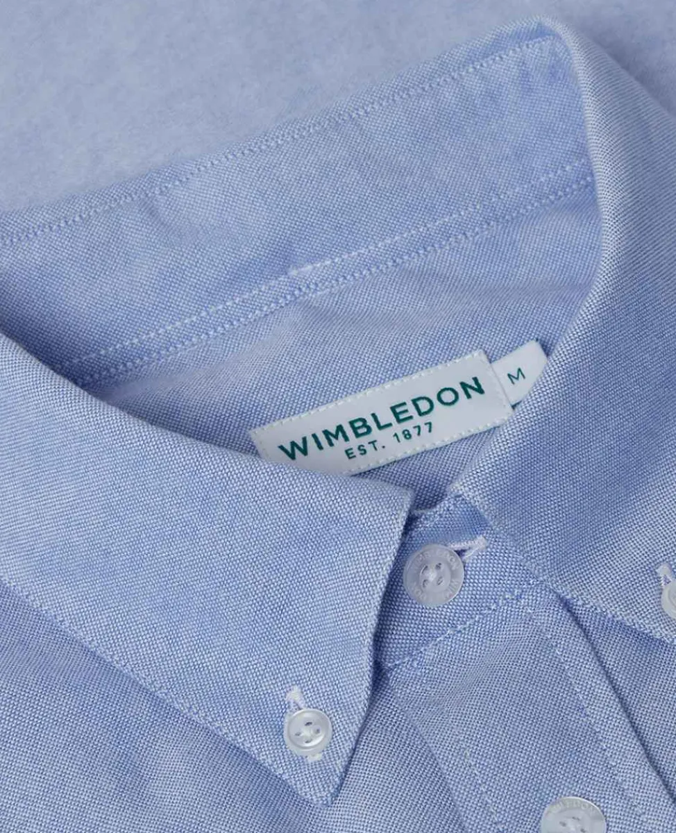 Wimbledon Tops & T-Shirts*Mens Oxford Shirt - Blue