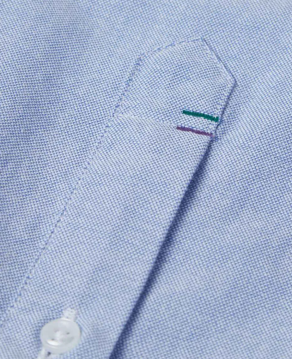 Wimbledon Tops & T-Shirts*Mens Oxford Shirt - Blue