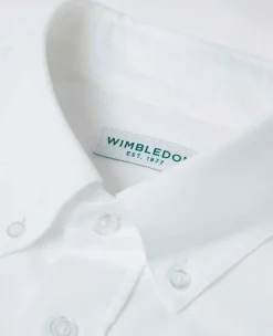 Wimbledon Tops & T-Shirts*Mens Oxford Shirt - White